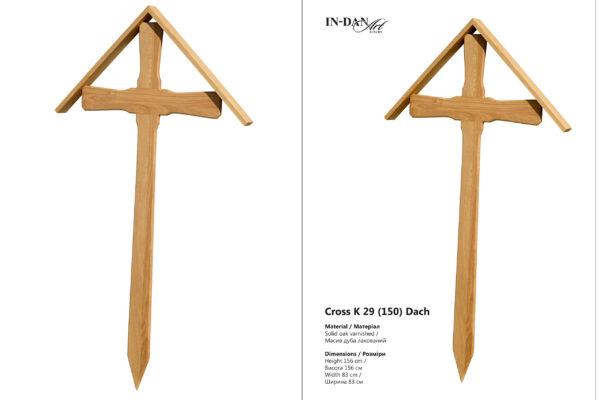 Дубовий хрест на могилу Київ: символ пам’яті та довговічності